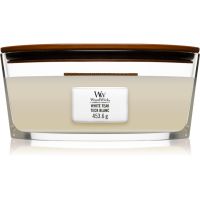 Woodwick White Teak ароматна свещ  с дървен фитил (hearthwick) 453.6 гр.