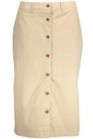 GANT WOMEN&#39;S BEIGE LONGUETTE SKIRT