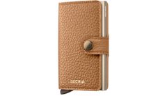 Secrid Miniwallet Pebble Cappuccino Unisex - Peňaženka Secrid - Svetlohnedá - MPe-Cappuccino-One-size - Size: One size