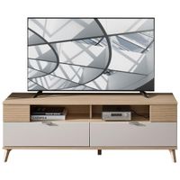 Stylife TV DIEL, farba duba, kašmírová, 160/56/44 cm