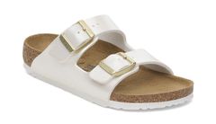 Birkenstock Arizona Kids BF Electric Metallic Pearl Regular Fit Děti - Sandály Birkenstock - Bílá - 1029446-5.5 - Size: 5.5
