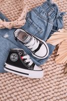 BIG STAR SHOES Dziecięce Wysokie Trampki Z Suwakiem BIG STAR
