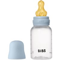 BIBS Anti-Colic Baby Bottle Latex antikolična steklenička Baby Blue 150 ml