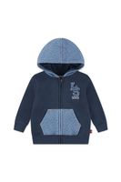 Levi's Bavlnená mikina pre bábätká Levi's KNIT DENIM ZIP UP