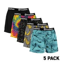 HORSEFEATHERS Boxerky Frazier 5Pack - bundle 1 BLUE velikost M
