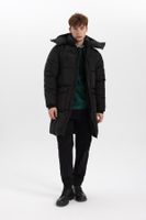 DEFACTO Water Repellent Hooded Zippered Pocket Puffer Jacket Parka