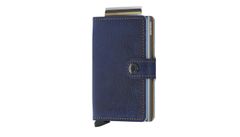 Secrid Miniwallet Indigo 5-Titanium Unisex - Peňaženka Secrid - Modrá - MIn-5-Titanium-One-size - Size: One size