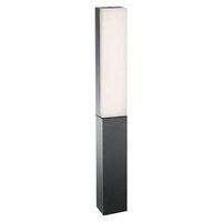 German Venkovní soklová LED lampa / 8 W / IP65 / tmavě šedá / teplá bílá