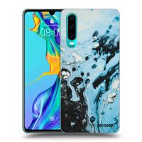 Silikónový čierny obal pre Huawei P30 - Organic blue