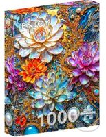 Perleťové lekníny - puzzle z kategorie Umělecké