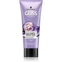 Schwarzkopf Gliss Blonde Hair Perfector regeneracijska maska za lase za posvetljene lase ali lase s prameni 200 ml