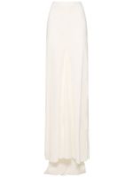 Mien Waxed Cotton Long Pencil Skirt