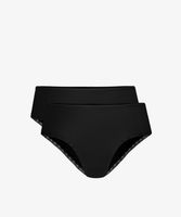 Classic women's panties ATLANTIC 2Pack - black