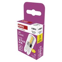 LED žárovka Classic JC / G9 / 2,5 W (32 W) / 350 lm / neutrální bílá 