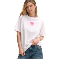 Cropp - Bela majica s potiskom The Powerpuff Girls - bela