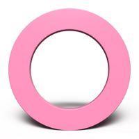 Okruží terče Bull's Plain PU Surround růžová