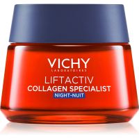 Vichy Liftactiv Collagen Specialist učvrstitvena nočna krema proti gubam 50 ml