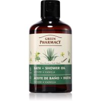 Green Pharmacy Vetiver & Vanilla Bath Oil освіжаюча олійка для душу з ваніллю 250 мл