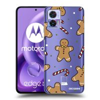 Silikónový prehľadný obal pre Motorola Edge 30 Neo - Gingerbread