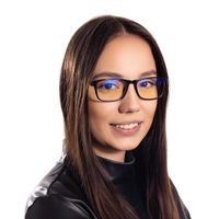 UNIZDRAV Kékfény szűrő szemüveg + szemüveg tartó tok, fekete - unisex