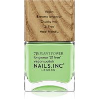 Nails Inc. Vegan Nail Polish dolgoobstojen lak za nohte odtenek Easy Being Green 14 ml