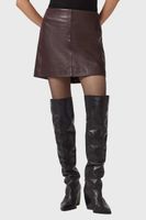 AllSaints fustă de piele RENAI