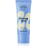 MAMONDE Calming Shot Azulene Suncream zaščitna krema za obraz s pomirjajočim učinkom SPF 50+ 35 ml