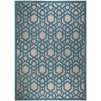 Flair Rugs VONKAJŠÍ KOBEREC, 80/150 cm modrá