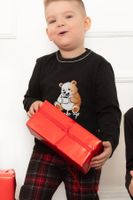 Dětské pyžamo Italian Fashion Rusoli - medvídek Tmavě šedá 4 roky