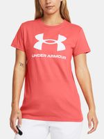 Under Armour UA W Sportstyle Logo SS Koszulka Czerwony