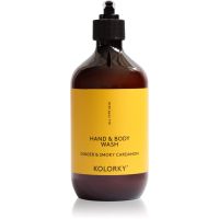 Kolorky Hand & Body Wash gel de curățare pentru maini si corp Ginger & Smoky Cardamom 490 ml