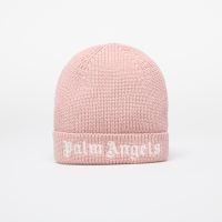 Palm Angels Kids Logo Knit Beanie Pink/ White I