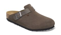 Birkenstock Boston BS Mixed Leather Regular Fit Pánske - Sandále Birkenstock - Sivá - 1029210-7.5 - Size: 7.5