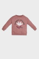 DEFACTO Baby Girl Crew Neck Floral Sweatshirt