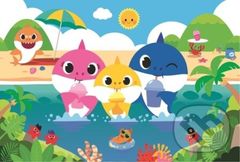 Baby Shark s rodinou na dovolené (60 dílků) - puzzle z kategorie 15 - 60 dílků