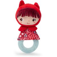 Lilliputiens Teething Rattle Little Red Riding Hood grizalo 3 m+ 1 kos