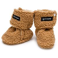 T-TOMI TEDDY Booties Brown otroški copati 0-3 months 1 kos