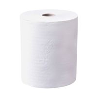 Papierové utierky 2-vrstvové v kotúči celulóza biele