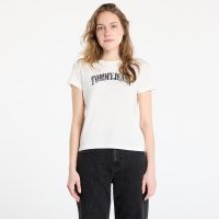 T-shirt Tommy Jeans Regular Floral Varsity Tee White M