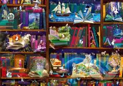 Library Adventures in Reading - puzzle z kategorie Umělecké