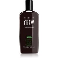 American Crew Hair & Body 3-IN-1 Tea Tree шампоан, балсам и душ гел 3 в 1 за мъже 450 мл.