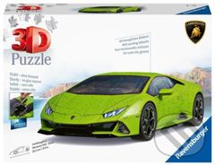 Lamborghini Huracán Evo zelené - puzzle z kategorie 3D puzzle