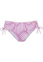 LASCANA Bikini donji dio  sivkasto ljubičasta (mauve) / bijela