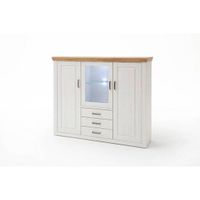 Livetastic VYSOKÁ KOMODA, farba duba, farba pínie, 163/142/40 cm