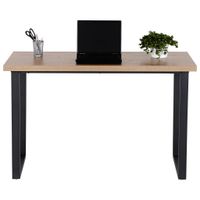 Livetastic PÍSACÍ STÔL, čierna, farba duba, 120/60/75 cm