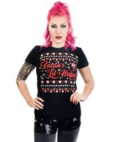 Damen T-Shirt - SATAN'S LIL HELPER EVIL CHRISTMAS BABYDOLL - TOO FAST S