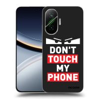 Silikónový čierny obal pre Xiaomi Poco F7 5G - Shadow Eye - Transparent