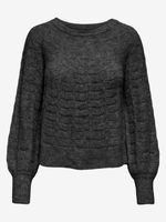 Jacqueline de Yong Noora Pullover Grau