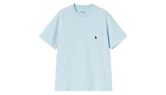 Carhartt WIP W' S/S Pocket T-Shirt Blue Dámske - Tričká Carhartt WIP - Modrá - I032215_3IG_XX-M - Size: M