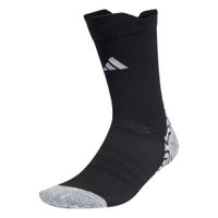 ADIDAS PERFORMANCE Visoke čarape 'Football GRIP Knitted Crew Light Performance'  siva melange / crna